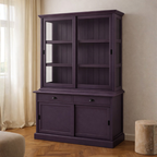 Vintage Buffetkast 160 cm – Handgeschilderd in Amethyst Shadow