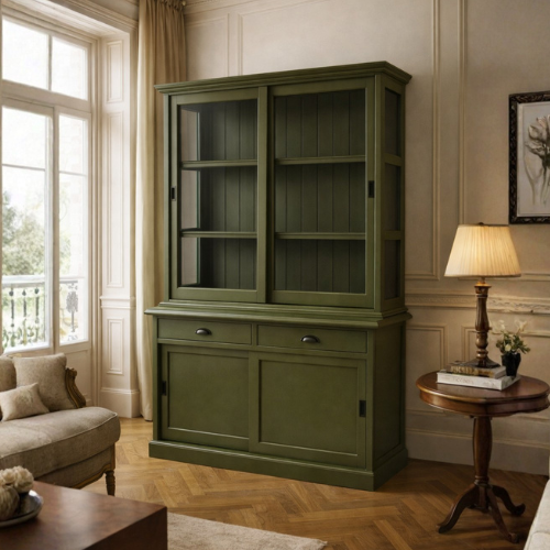 Groene Buffetkast – Retro Chic Modern & Tijdloos Design | 120 cm