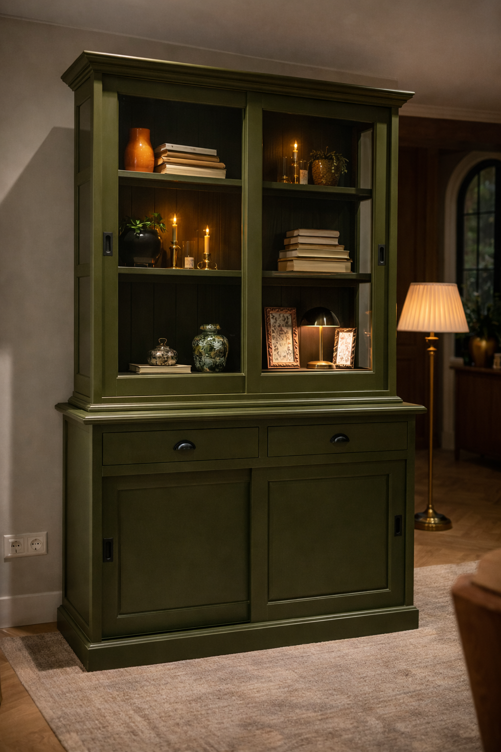 Buffetkast 120 cm - Moody Olive