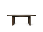Tarn Eettafel – Organisch Ovaal – Donkerbruin Hout (220 cm)