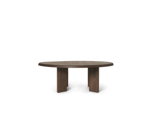 Tarn Salontafel – Organisch Hout – Donkerbruin (108cm)